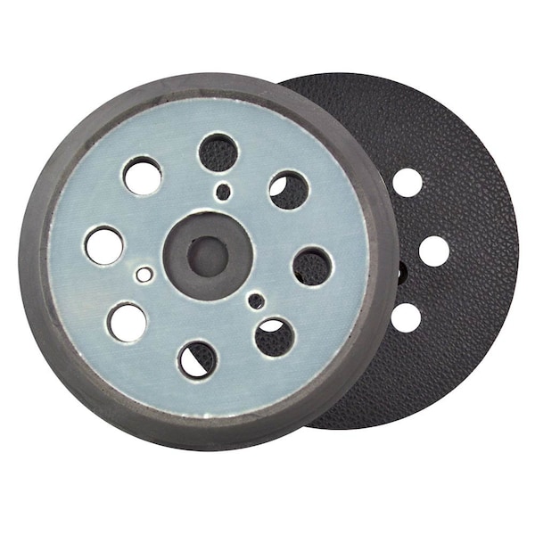 Superior Pads And Abrasives 5 Inch Dia 8 Vacuum Holes Stick on Pad Replaces Makita 743056-7, 743082-6 RSP43 - main